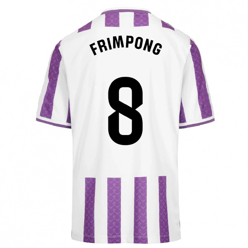 Danxen Men Eugene Frimpong #8 Purple White Home Jersey 2025/26 T-Shirt