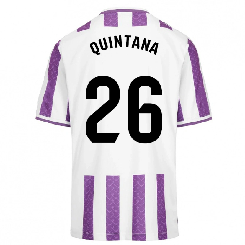Danxen Men Alberto Quintana #26 Purple White Home Jersey 2025/26 T-Shirt