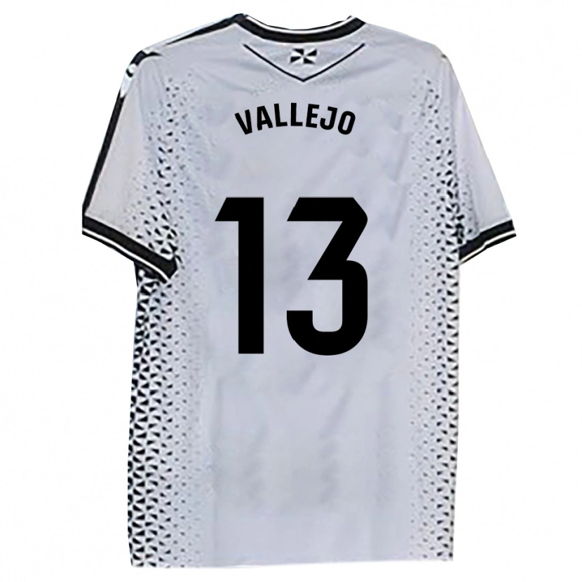 Danxen Men Guillermo Vallejo #13 White Black Home Jersey 2025/26 T-Shirt