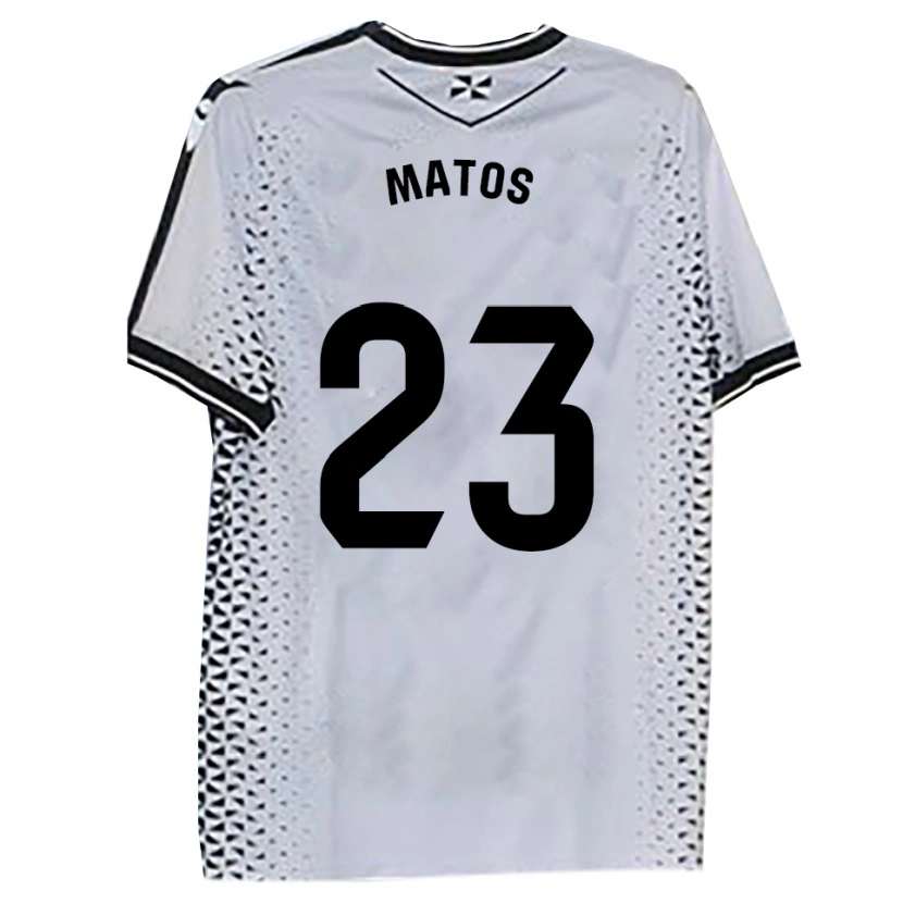 Danxen Men José Matos #23 White Black Home Jersey 2025/26 T-Shirt