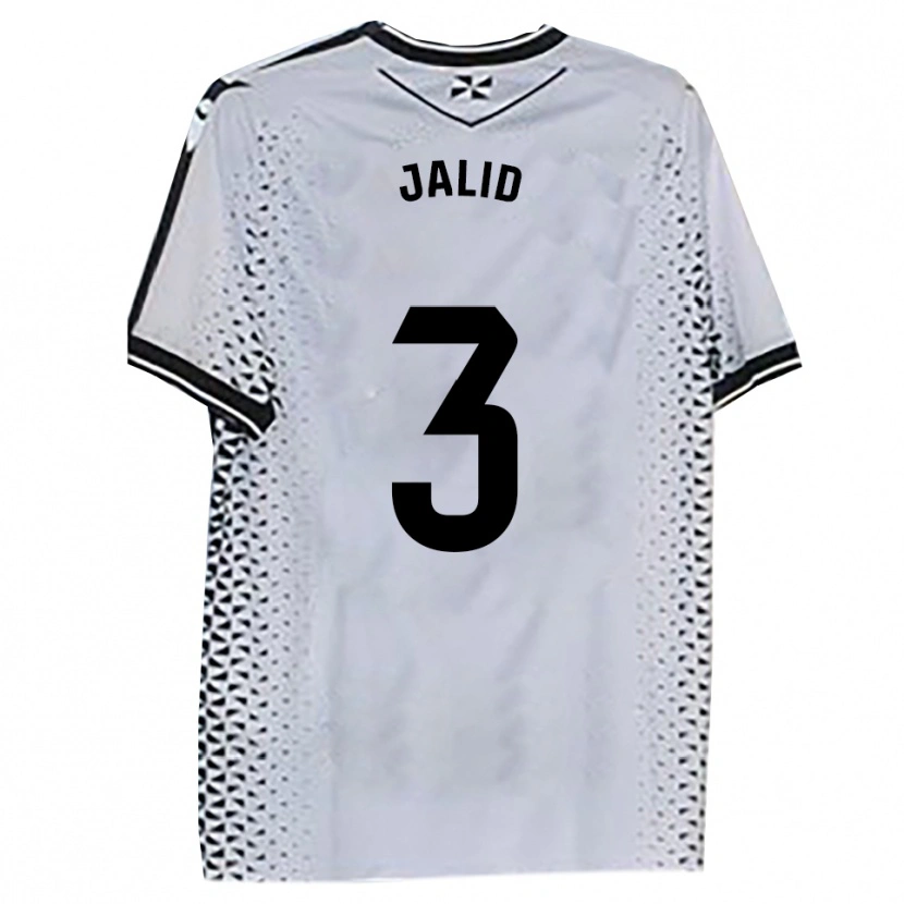 Danxen Men Jalid #3 White Black Home Jersey 2025/26 T-Shirt