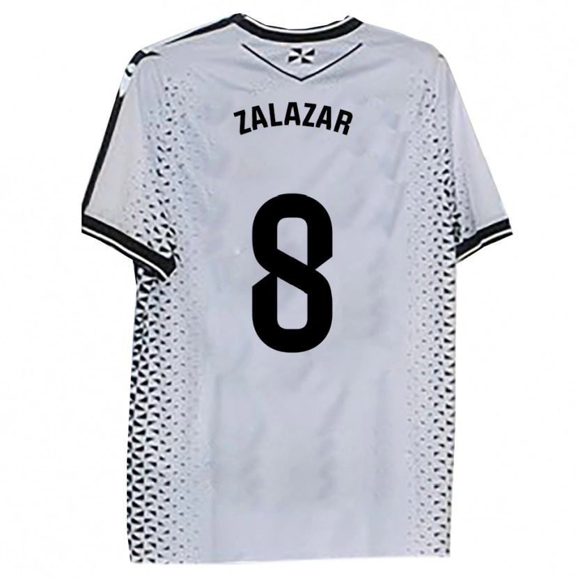 Danxen Men Kuki Zalazar #8 White Black Home Jersey 2025/26 T-Shirt
