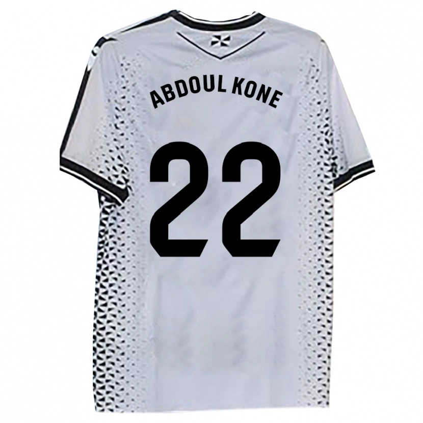 Danxen Men Kialy Abdoul Kone #22 White Black Home Jersey 2025/26 T-Shirt