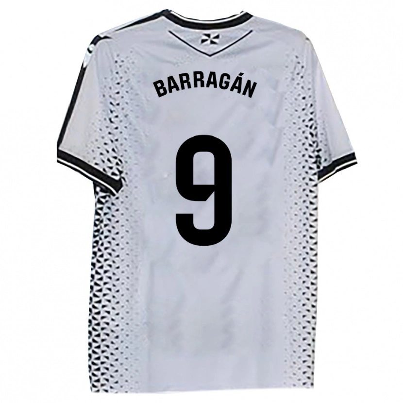 Danxen Men Juan Barragán #9 White Black Home Jersey 2025/26 T-Shirt