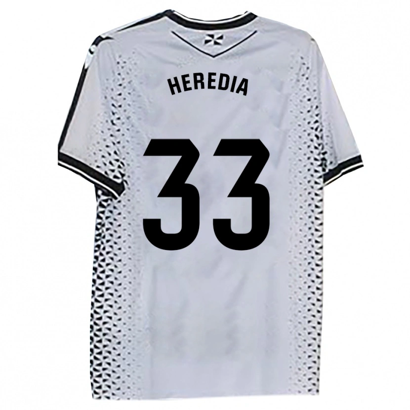 Danxen Men Juanpe Heredia #33 White Black Home Jersey 2025/26 T-Shirt