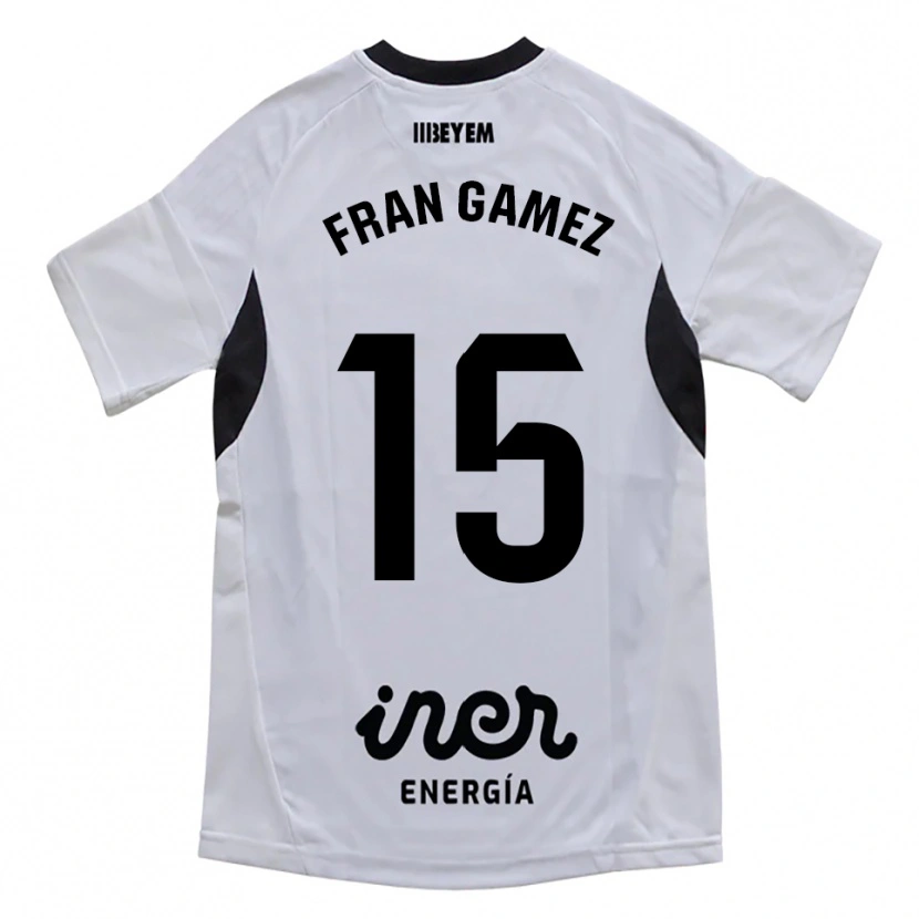Danxen Men Fran Gámez #15 White Purple Home Jersey 2025/26 T-Shirt