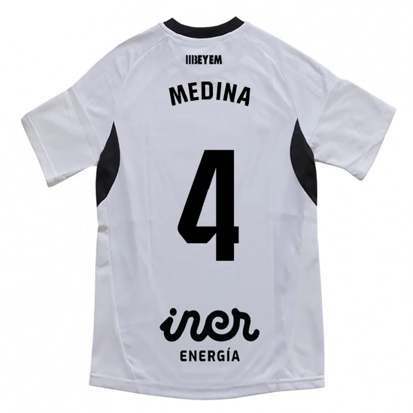 Danxen Men Agus Medina #4 White Purple Home Jersey 2025/26 T-Shirt