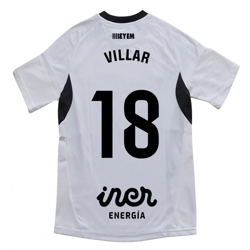 Danxen Men Javi Villar #18 White Purple Home Jersey 2025/26 T-Shirt