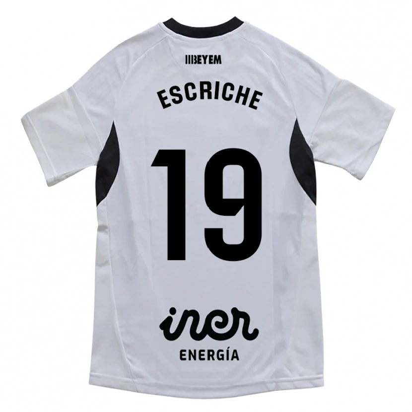 Danxen Men Dani Escriche #19 White Purple Home Jersey 2025/26 T-Shirt