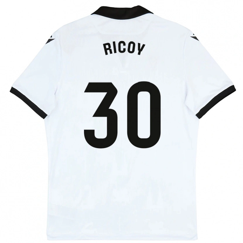 Danxen Men Lucas Ricoy #30 White Black Home Jersey 2025/26 T-Shirt