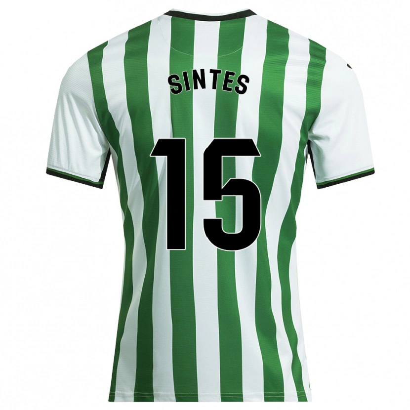 Danxen Men Xavi Sintes #15 White Green Home Jersey 2025/26 T-Shirt