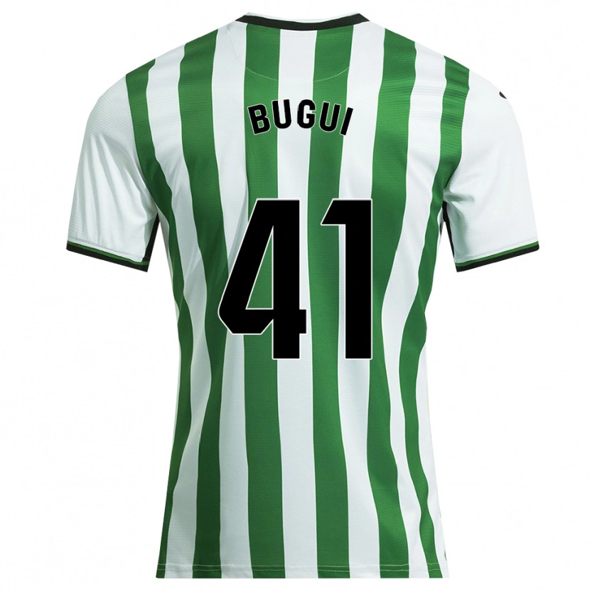 Danxen Men Bugui #41 White Green Home Jersey 2025/26 T-Shirt