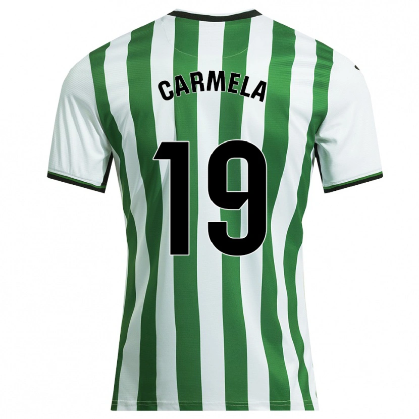 Danxen Men Carmen Ligero Fernández #19 White Green Home Jersey 2025/26 T-Shirt