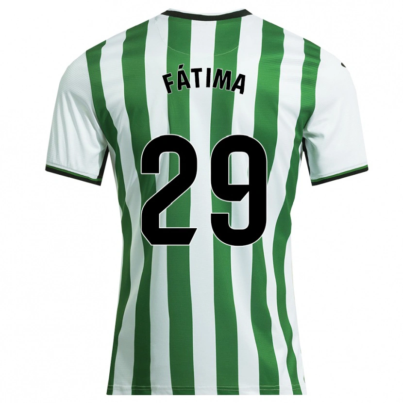 Danxen Men Fátima Muñoz Marín #29 White Green Home Jersey 2025/26 T-Shirt
