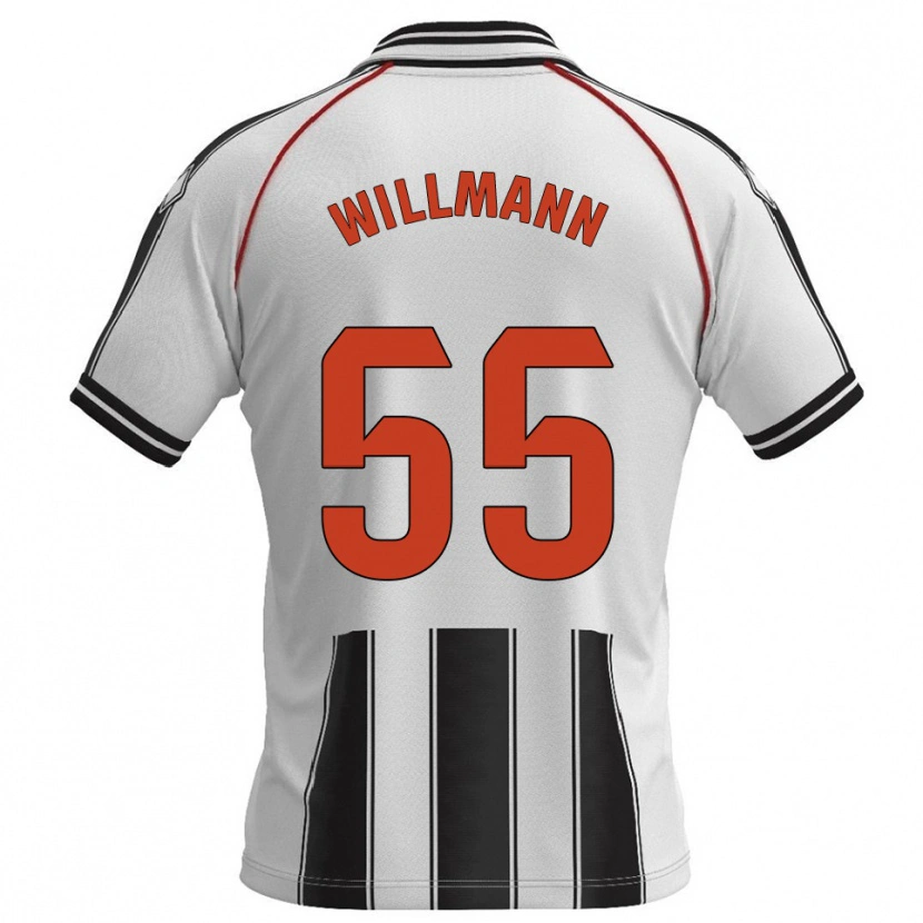 Danxen Men Michal Willmann #55 White Black Home Jersey 2025/26 T-Shirt