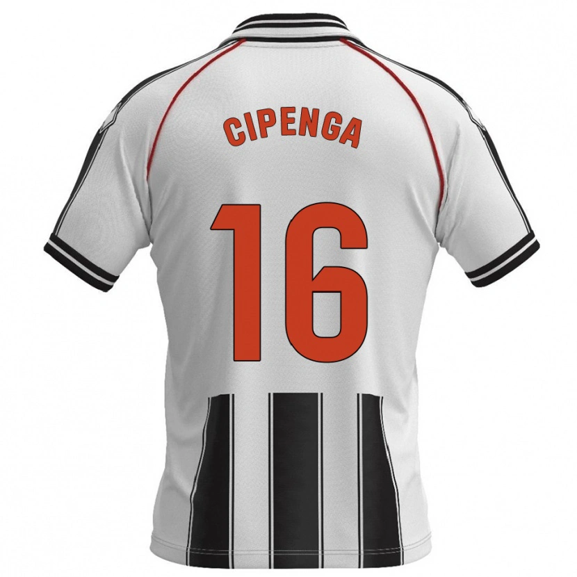 Danxen Men Brian Cipenga #16 White Black Home Jersey 2025/26 T-Shirt