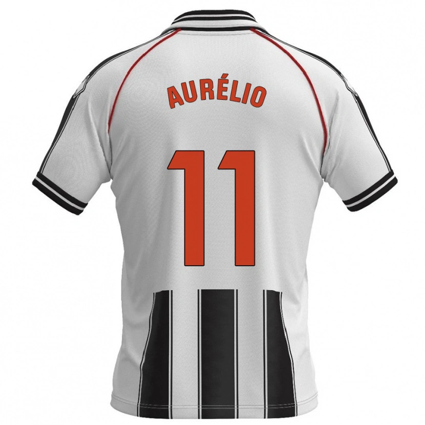 Danxen Men Douglas Aurélio #11 White Black Home Jersey 2025/26 T-Shirt