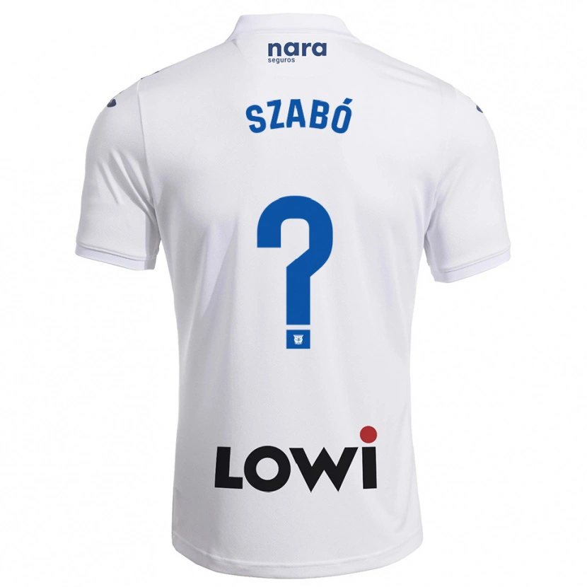 Danxen Men Csongor Szabó #0 White Navy Home Jersey 2025/26 T-Shirt