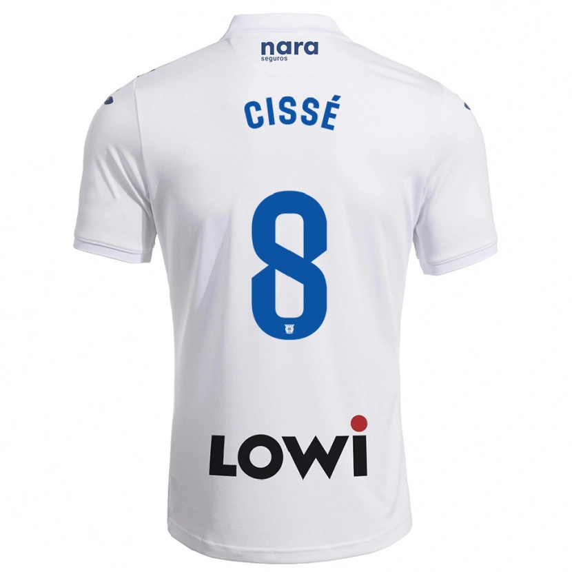 Danxen Men Seydouba Cissé #8 White Navy Home Jersey 2025/26 T-Shirt
