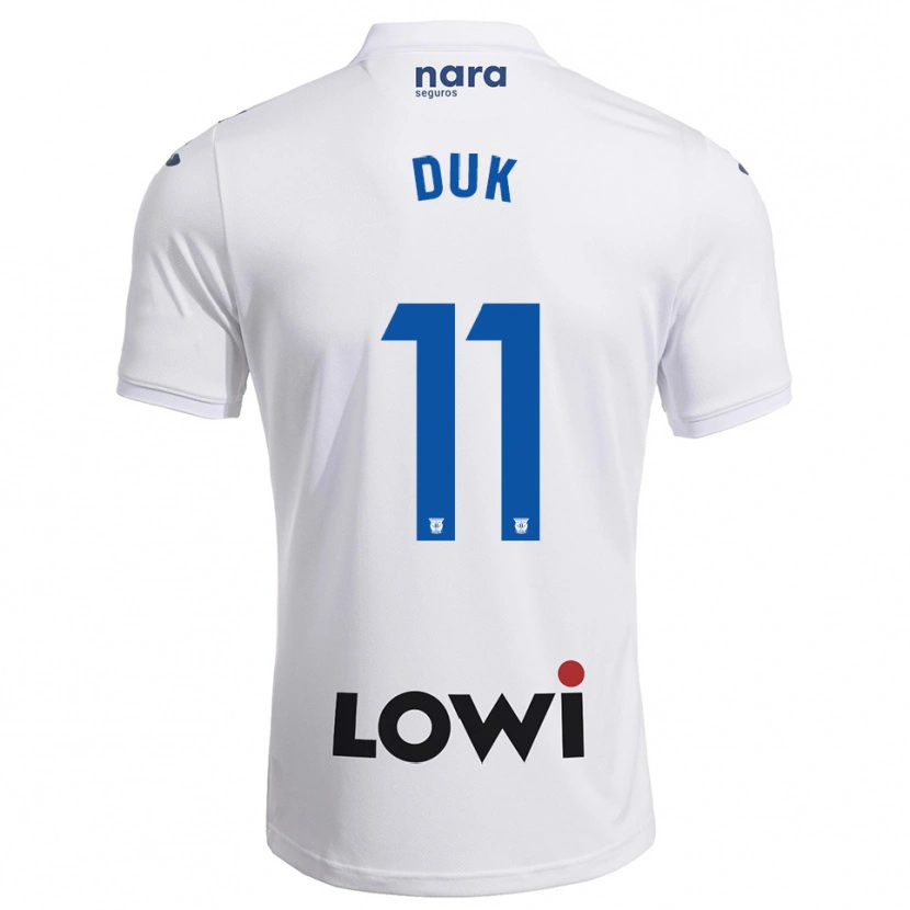 Danxen Men Duk #11 White Navy Home Jersey 2025/26 T-Shirt