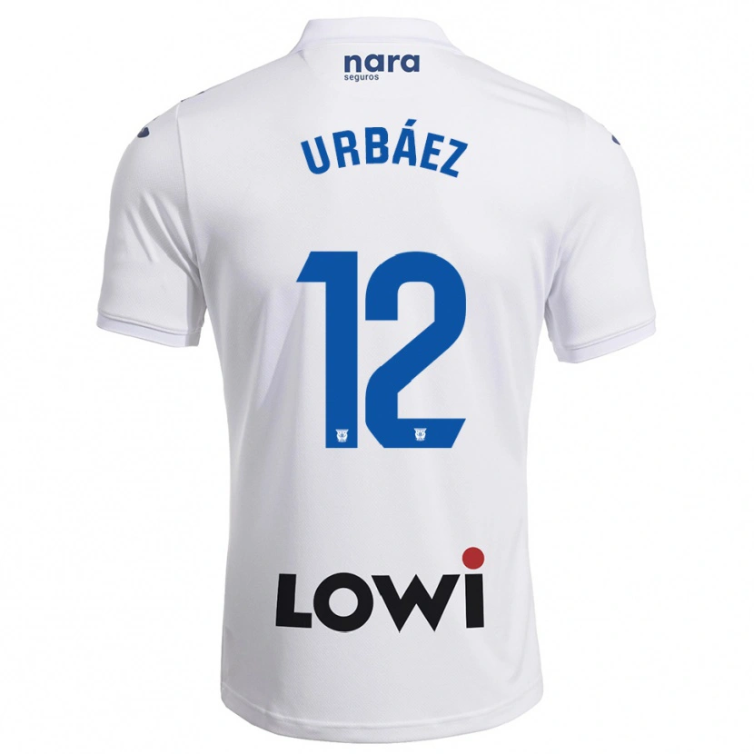 Danxen Men Joao Urbáez #12 White Navy Home Jersey 2025/26 T-Shirt