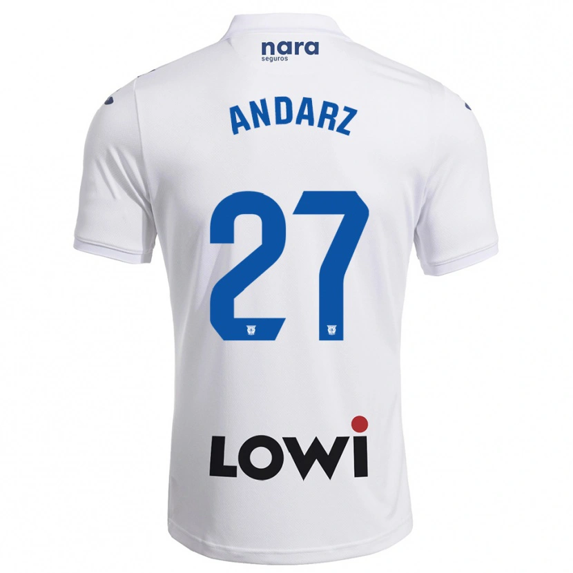 Danxen Men Nima Andarz #27 White Navy Home Jersey 2025/26 T-Shirt