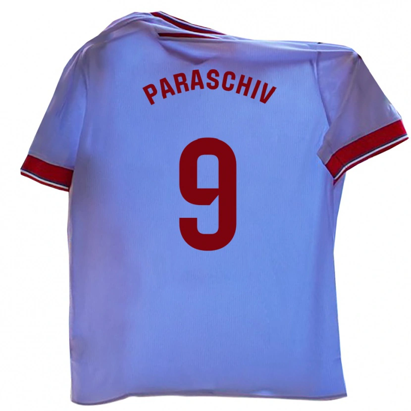 Danxen Men Daniel Paraschiv #9 White Red Home Jersey 2025/26 T-Shirt