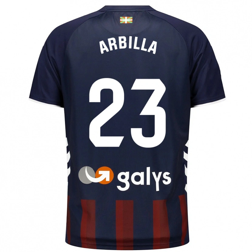 Danxen Men Anaitz Arbilla #23 Navy Red Home Jersey 2025/26 T-Shirt