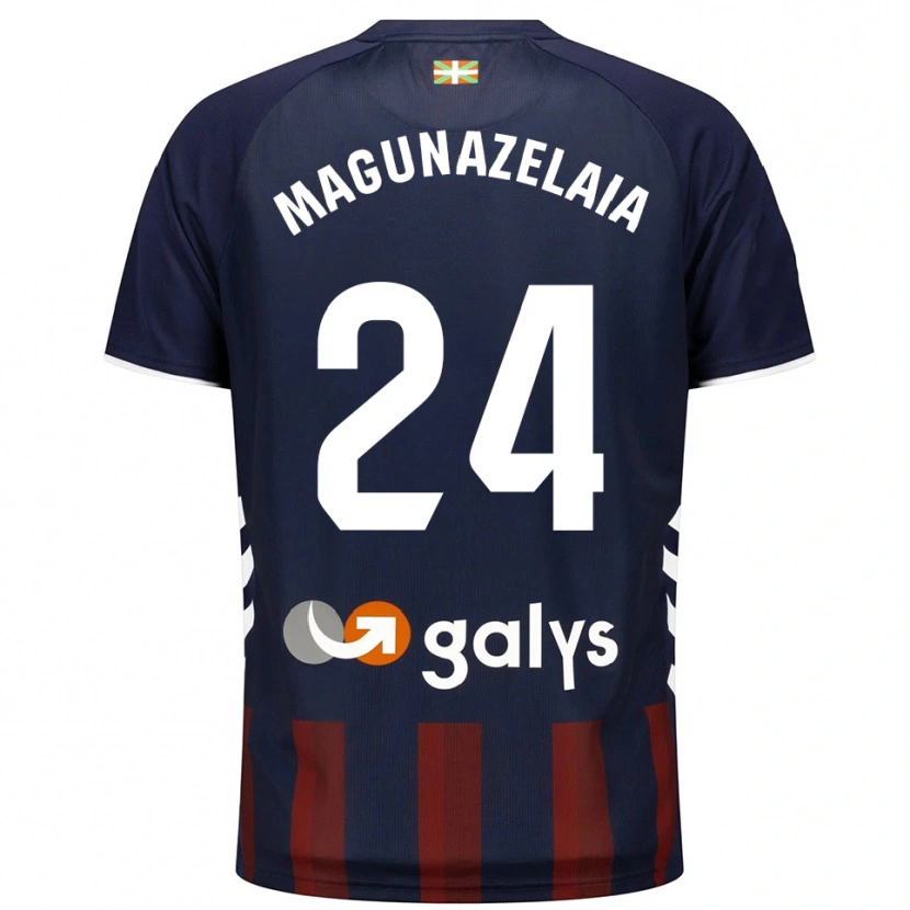Danxen Men Jon Magunazelaia #24 Navy Red Home Jersey 2025/26 T-Shirt