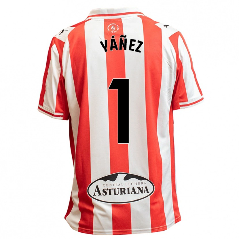 Danxen Men Rubén Yáñez #1 White Red Home Jersey 2025/26 T-Shirt