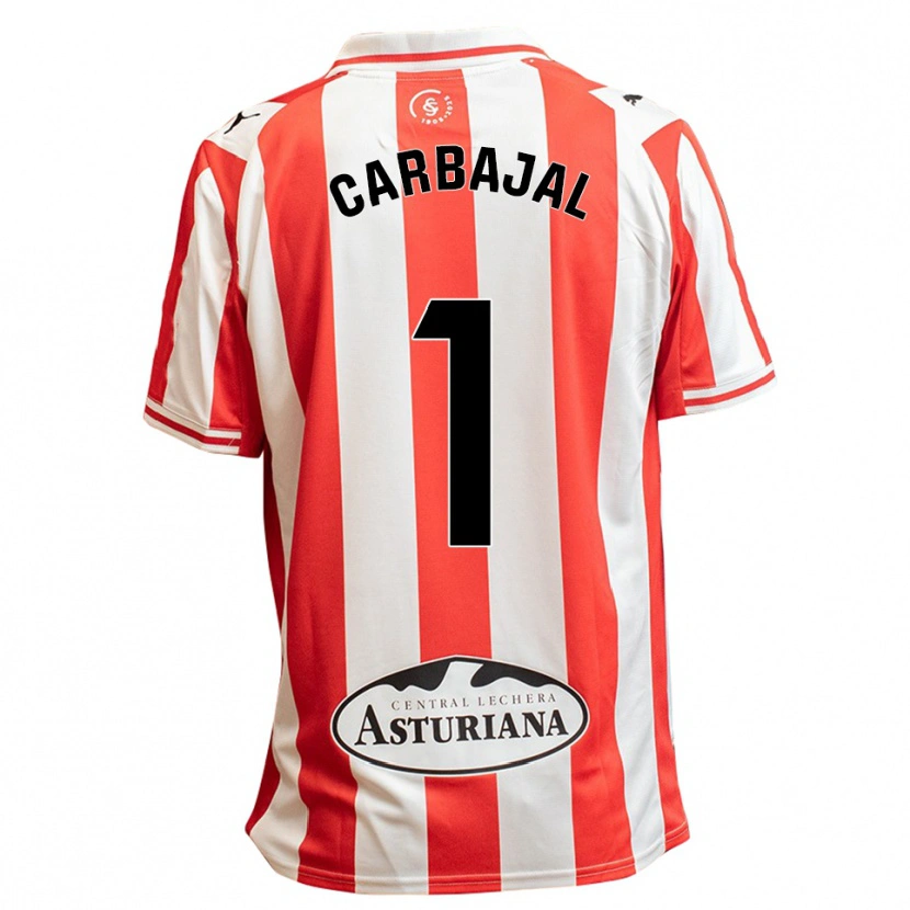 Danxen Men Cristina Díaz Carbajal #1 White Red Home Jersey 2025/26 T-Shirt