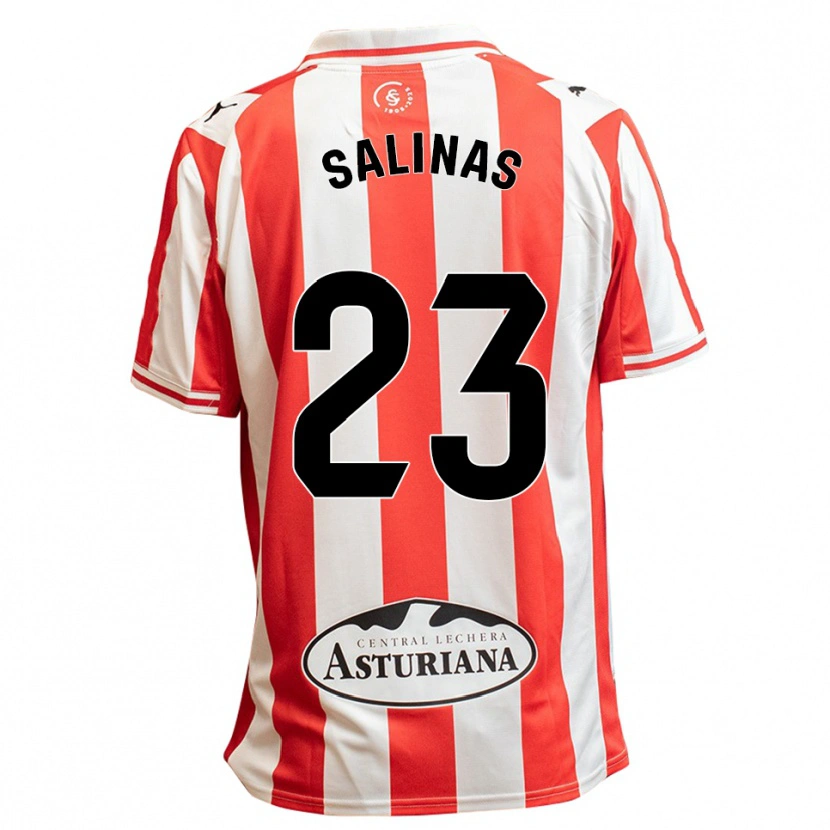 Danxen Men Hugo Salinas #23 White Red Home Jersey 2025/26 T-Shirt
