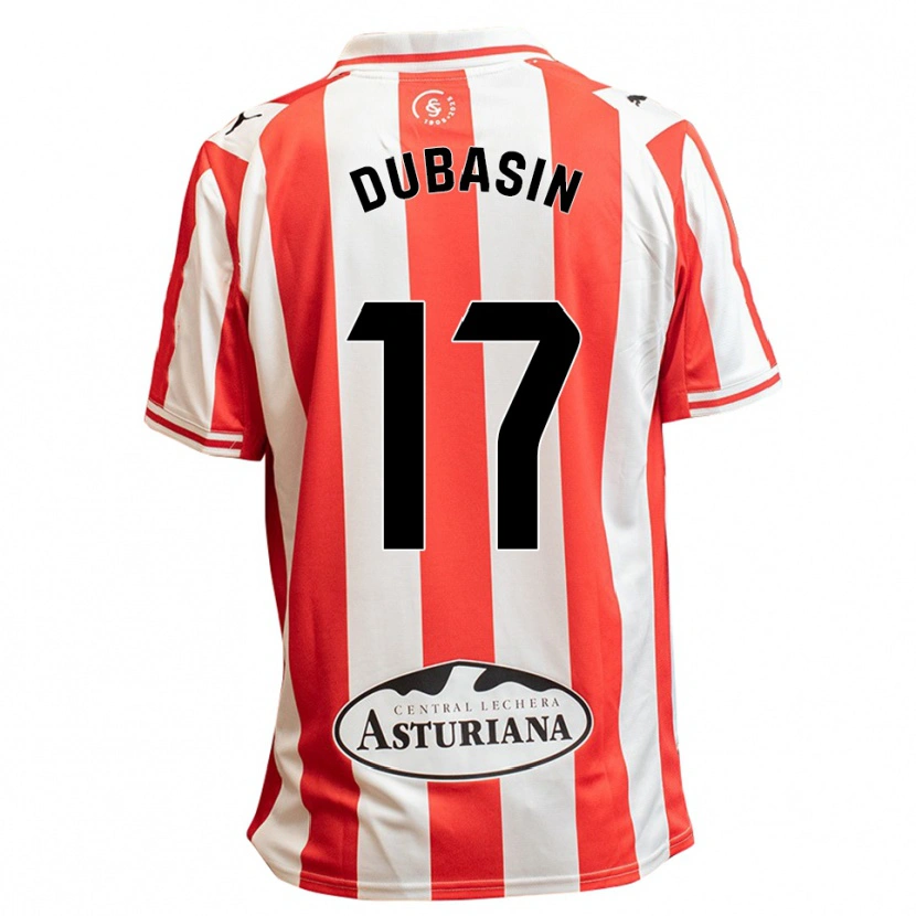 Danxen Men Jonathan Dubasin #17 White Red Home Jersey 2025/26 T-Shirt