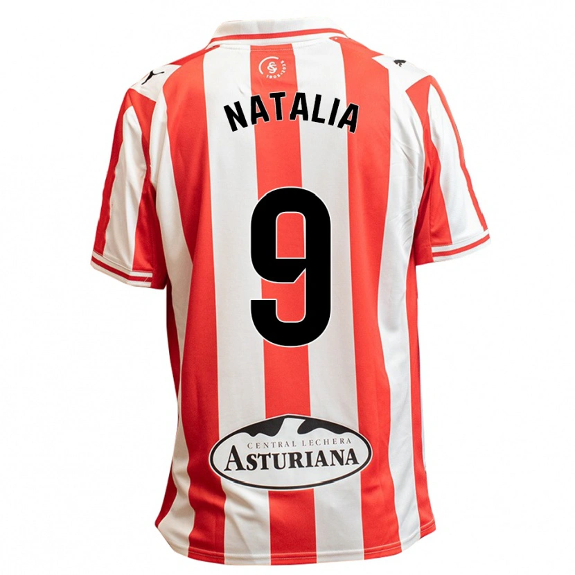Danxen Men Natalia Sobero González #9 White Red Home Jersey 2025/26 T-Shirt