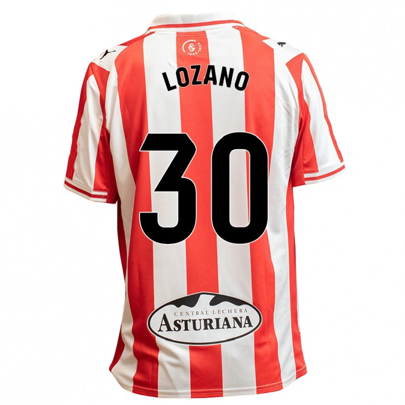 Danxen Men Álex Lozano #30 White Red Home Jersey 2025/26 T-Shirt