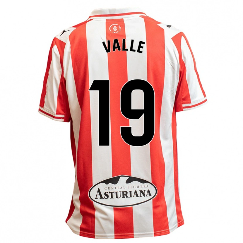 Danxen Men Lucía Valle Blanco #19 White Red Home Jersey 2025/26 T-Shirt