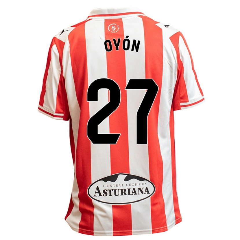 Danxen Men Álex Oyón #27 White Red Home Jersey 2025/26 T-Shirt