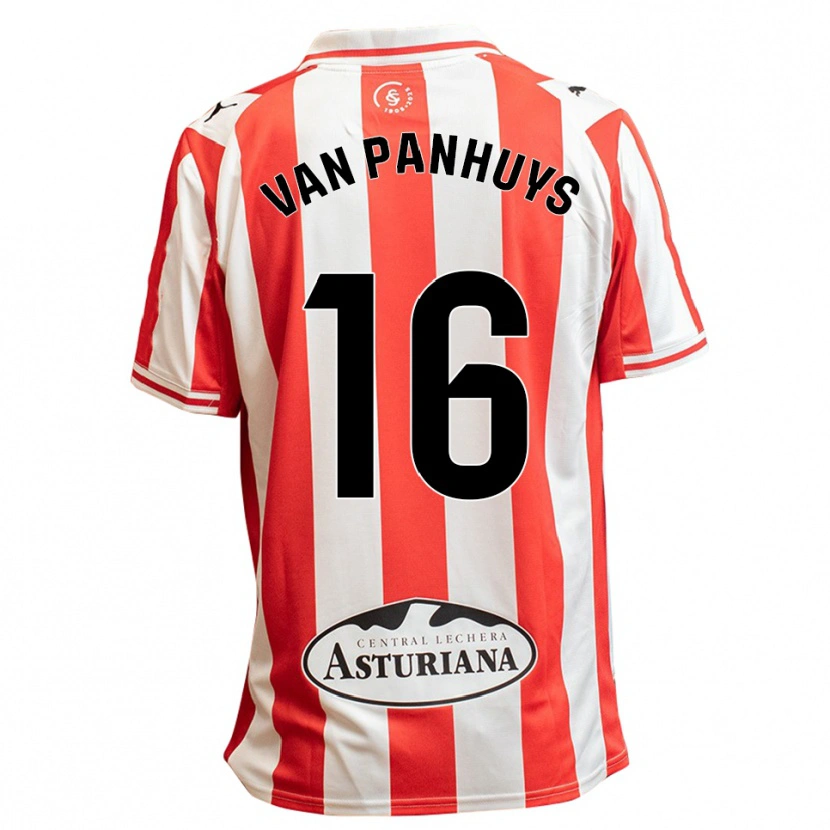 Danxen Men Pieter Van Panhuys #16 White Red Home Jersey 2025/26 T-Shirt