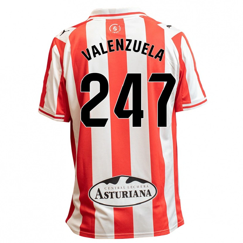 Danxen Men Sebastián Valenzuela #247 White Red Home Jersey 2025/26 T-Shirt