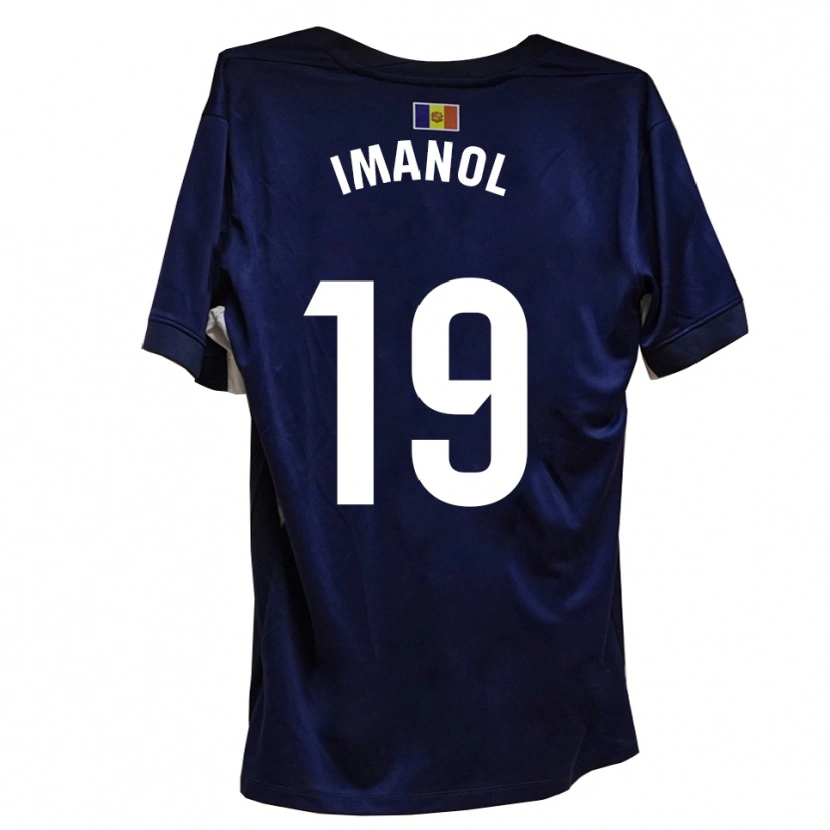 Danxen Men Imanol García De Albéniz #19 Navy White Home Jersey 2025/26 T-Shirt