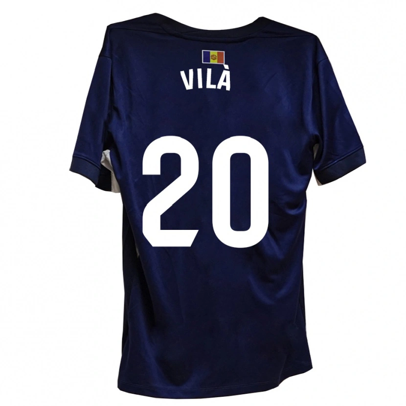 Danxen Men Martí Vilà #20 Navy White Home Jersey 2025/26 T-Shirt