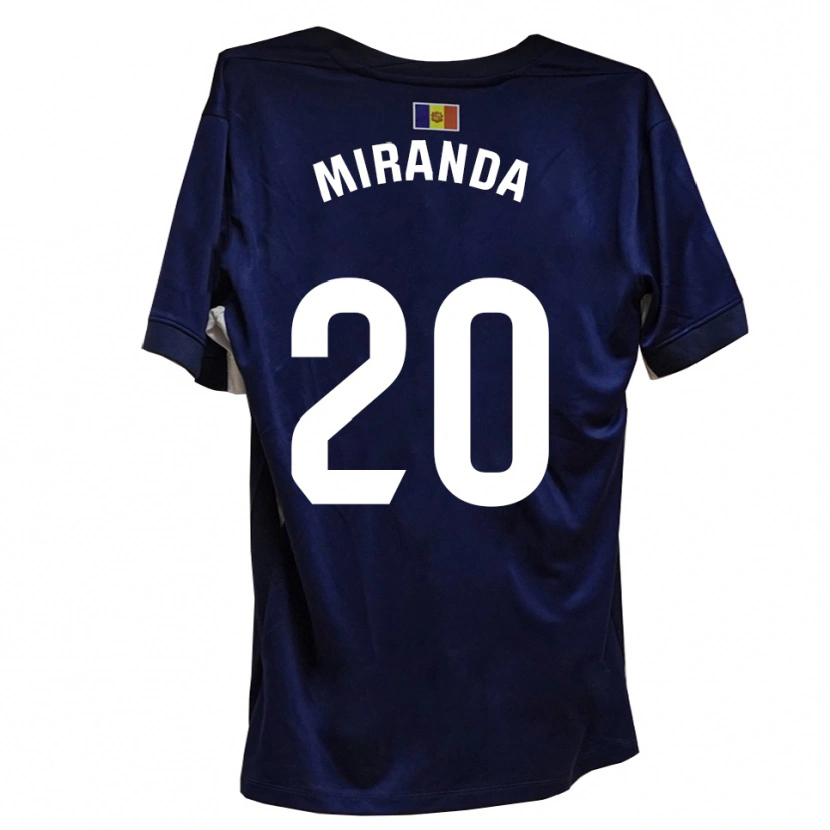 Danxen Men Pau Miranda #20 Navy White Home Jersey 2025/26 T-Shirt