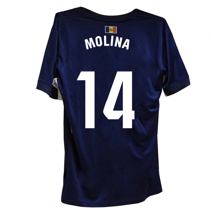 Danxen Men Sergio Molina #14 Navy White Home Jersey 2025/26 T-Shirt
