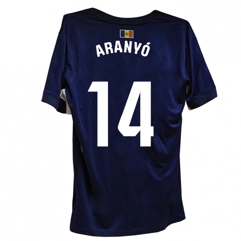 Danxen Men Marc Aranyó #14 Navy White Home Jersey 2025/26 T-Shirt