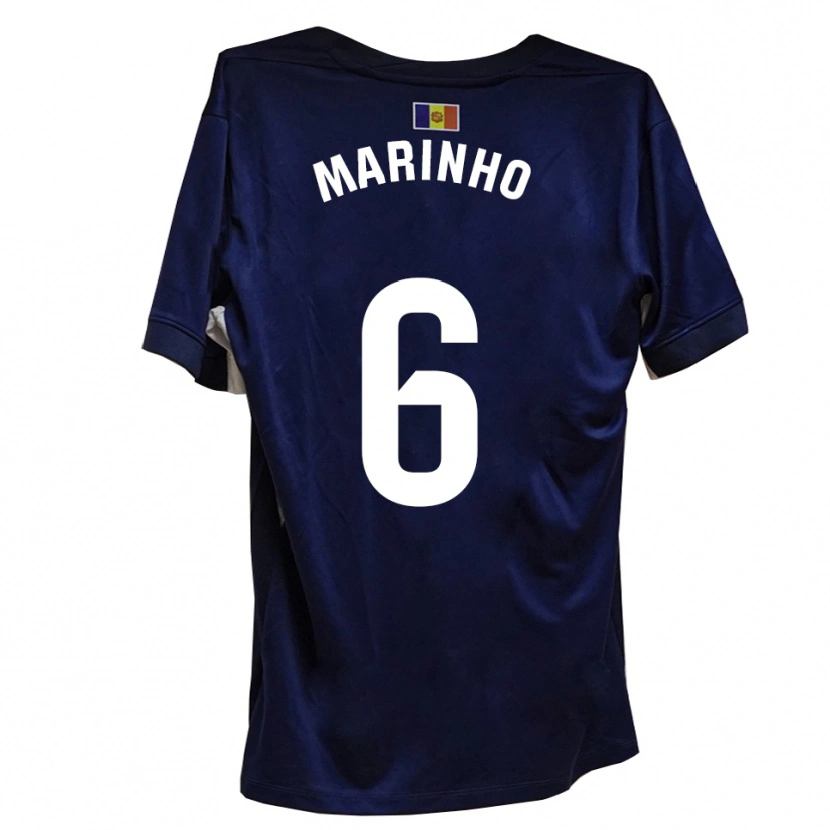 Danxen Men Tozé Marinho #6 Navy White Home Jersey 2025/26 T-Shirt