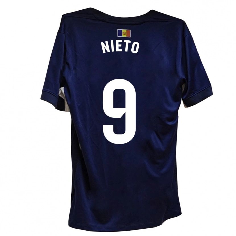 Danxen Men Manu Nieto #9 Navy White Home Jersey 2025/26 T-Shirt