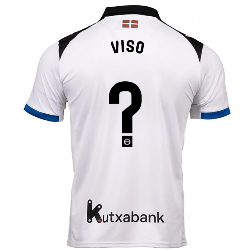 Danxen Men Carlo Viso #0 White Blue Away Jersey 2025/26 T-Shirt