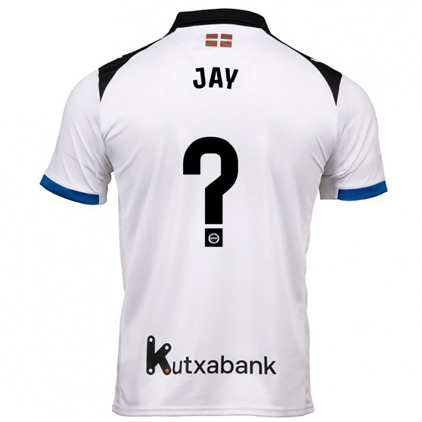 Danxen Men Alejandro Jay #0 White Blue Away Jersey 2025/26 T-Shirt