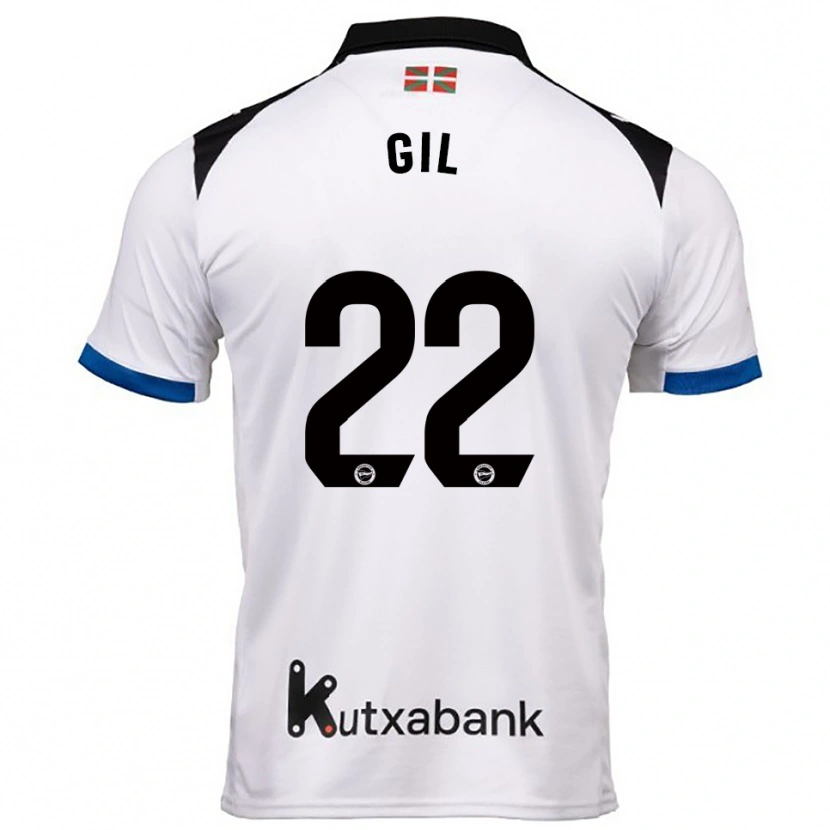 Danxen Men Raquel Gil #22 White Blue Away Jersey 2025/26 T-Shirt