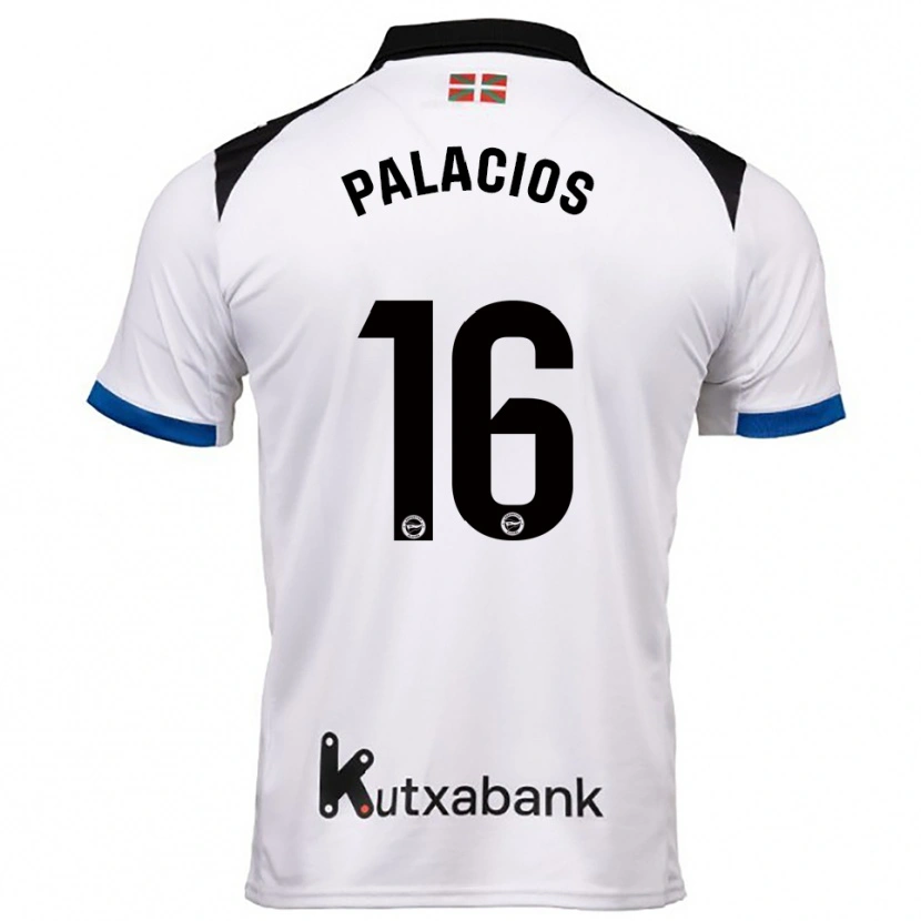 Danxen Men Aser Palacios #16 White Blue Away Jersey 2025/26 T-Shirt